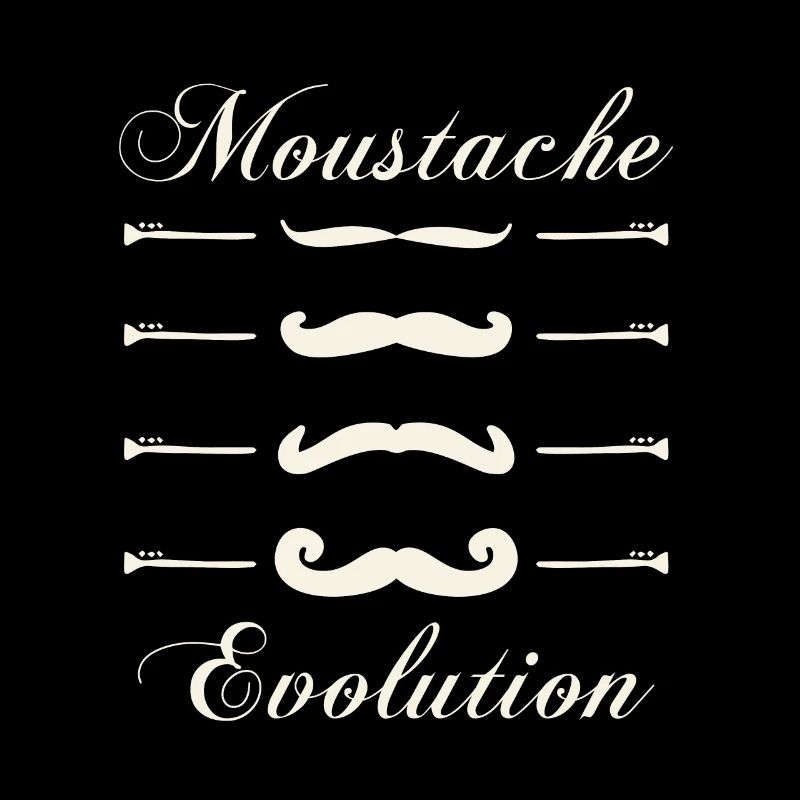 moustaches evolution, Idée cadeau d'élégance.