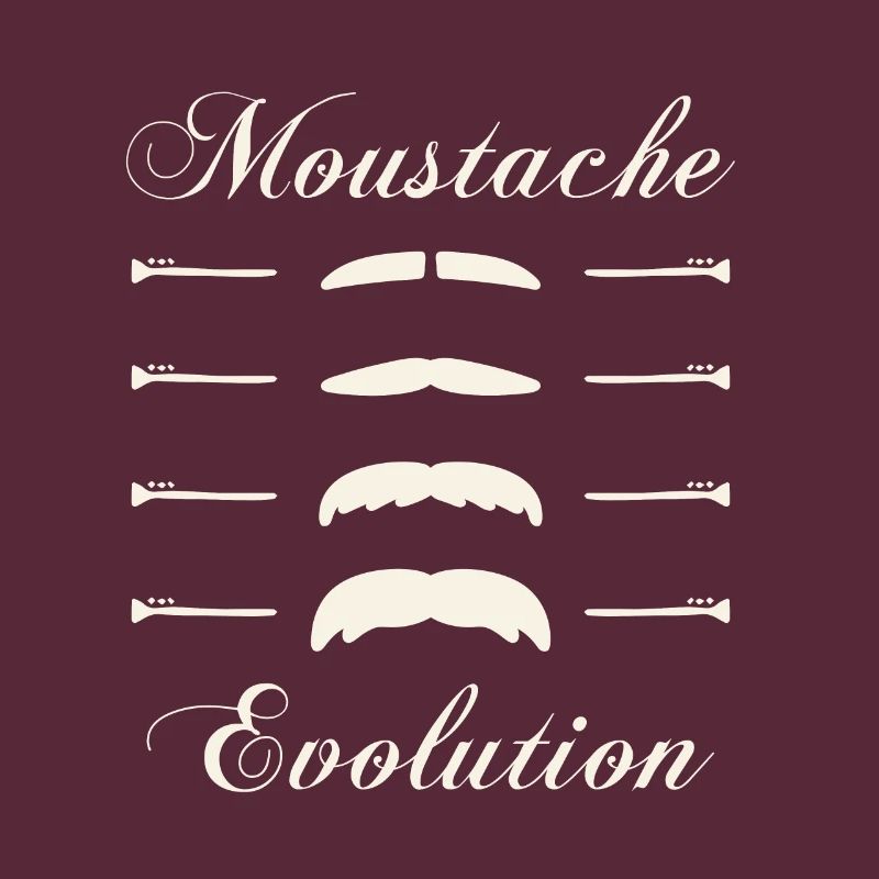moustaches evolution, Idée cadeau d'élégance.