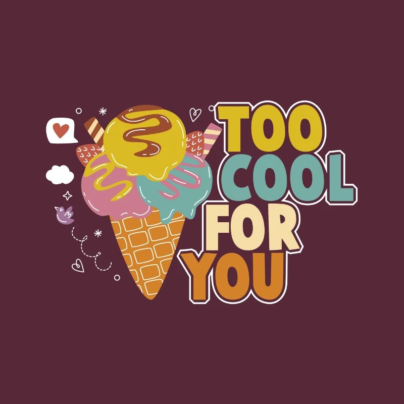 Eiscreme logo Sommer Softeis Geschenkidee