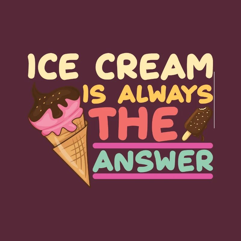 Eiscreme logo Sommer Softeis Geschenkidee