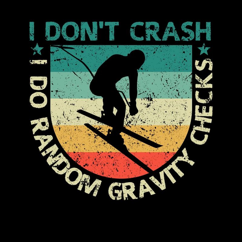 Mountain Skiing I Don't Crash I Do Random Gravity