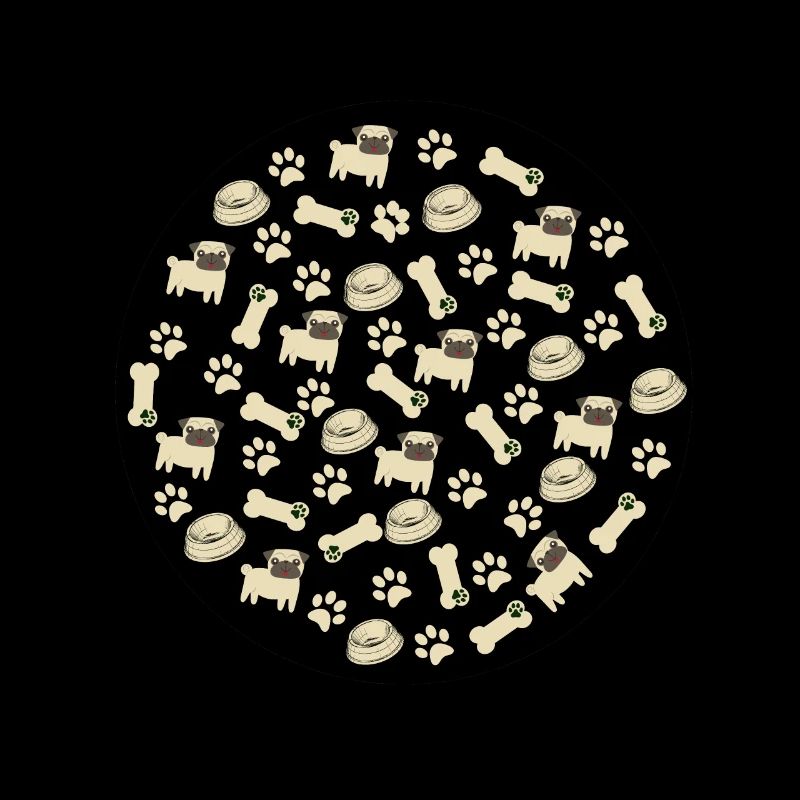 Pug Pattern - Pug Lovers Apparel