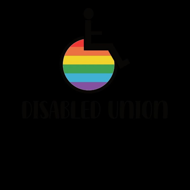 LGBTQ wheelchair support Rainbow Flag