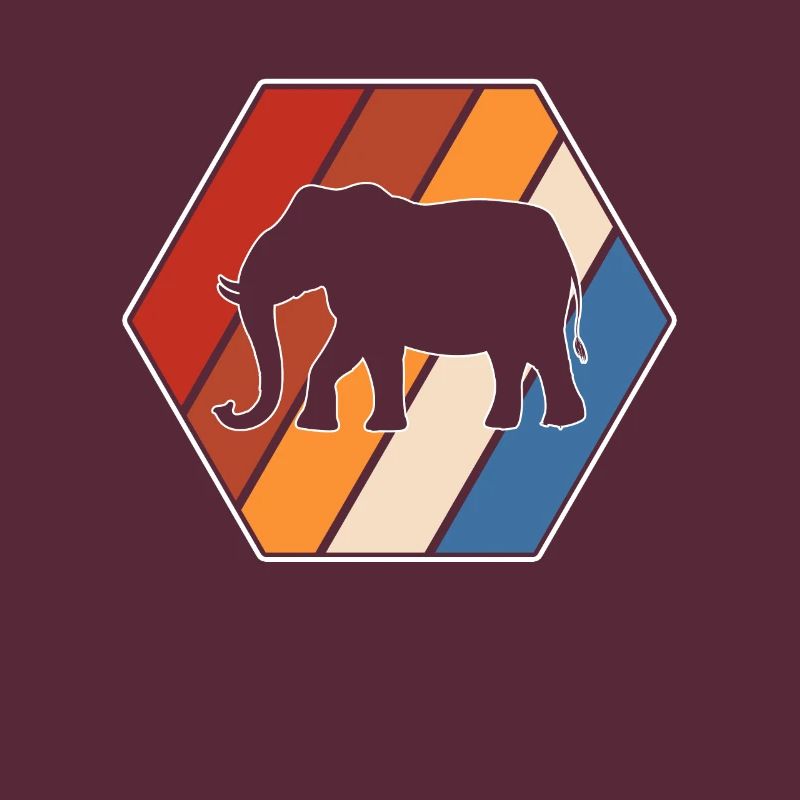 Éléphant Rétro