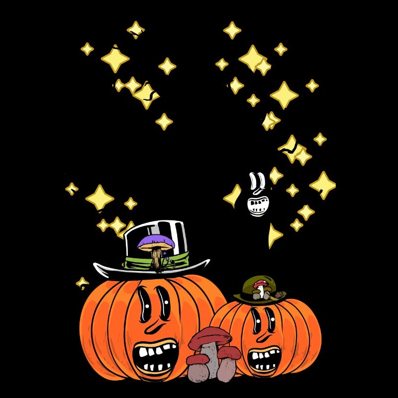 Night Sky Horror Halloween October Pumpkin Child