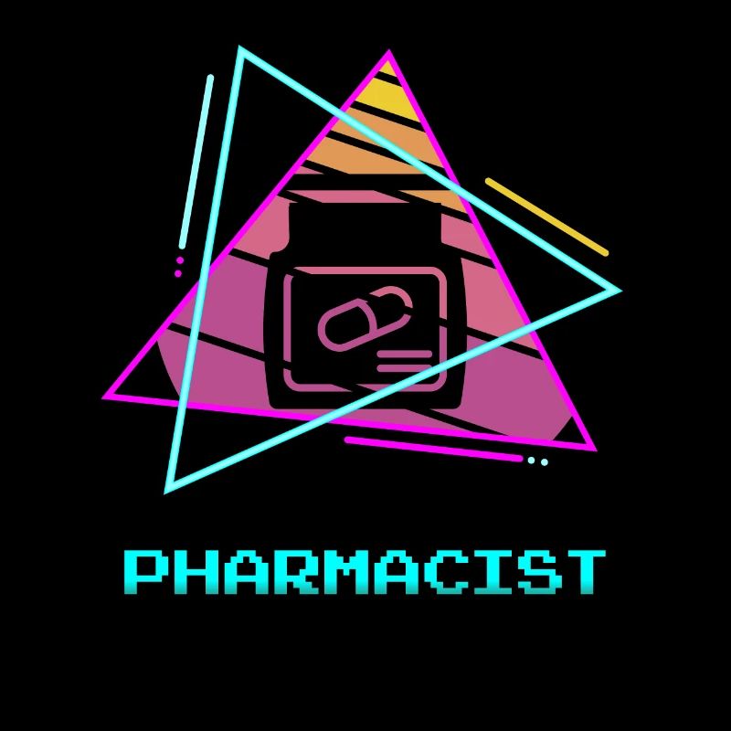 Retro Pharmacist Pharmaceutical Pharmacy