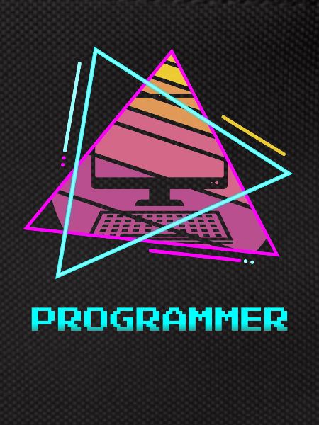 Retro Programmer Computer Programming