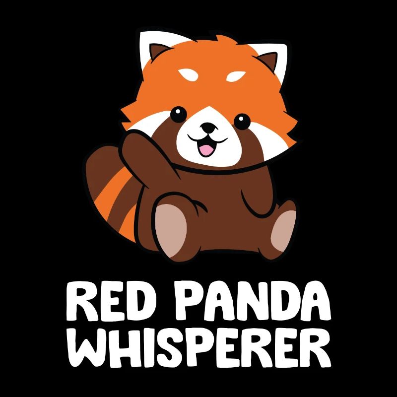 Panda Rouge Chuchoteur Doux Panda Rouge