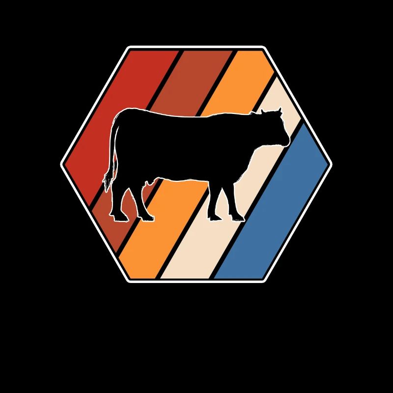 Kuh Rind Retro