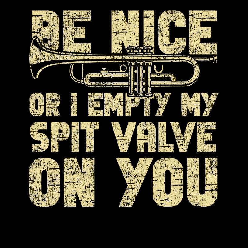 Trompettiste Vintage Be Nice ou