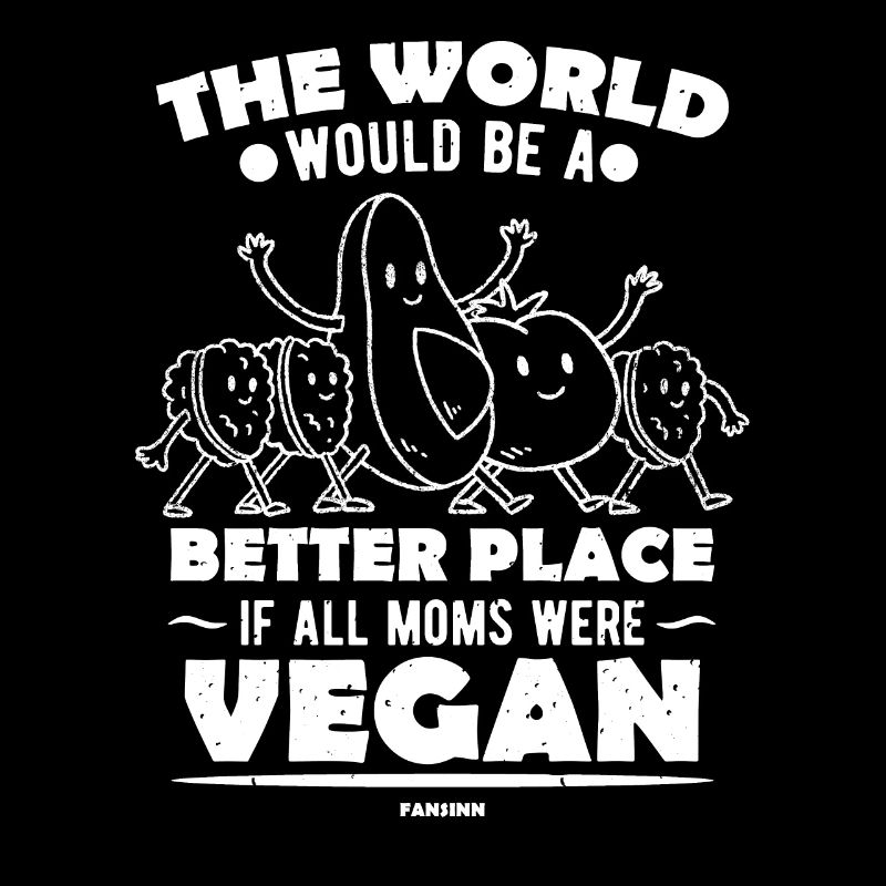 vegane Mutter tolle Welt Veganismus Gemüse