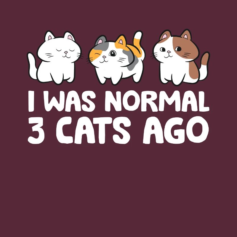 J’étais normale devant 3 chats Drôle de chat maman