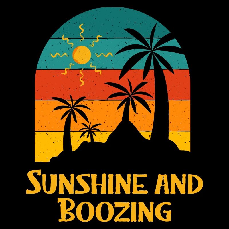 Soleil et Boozing Beach Summer Ocean Tropical