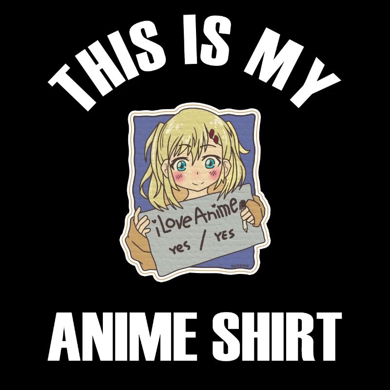 Ceci est ma chemise d’anime