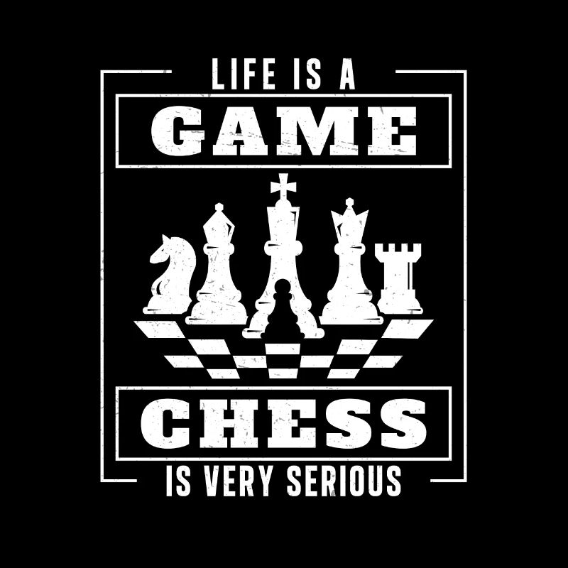 Chess Is Very Serious Playing Board Game For A
