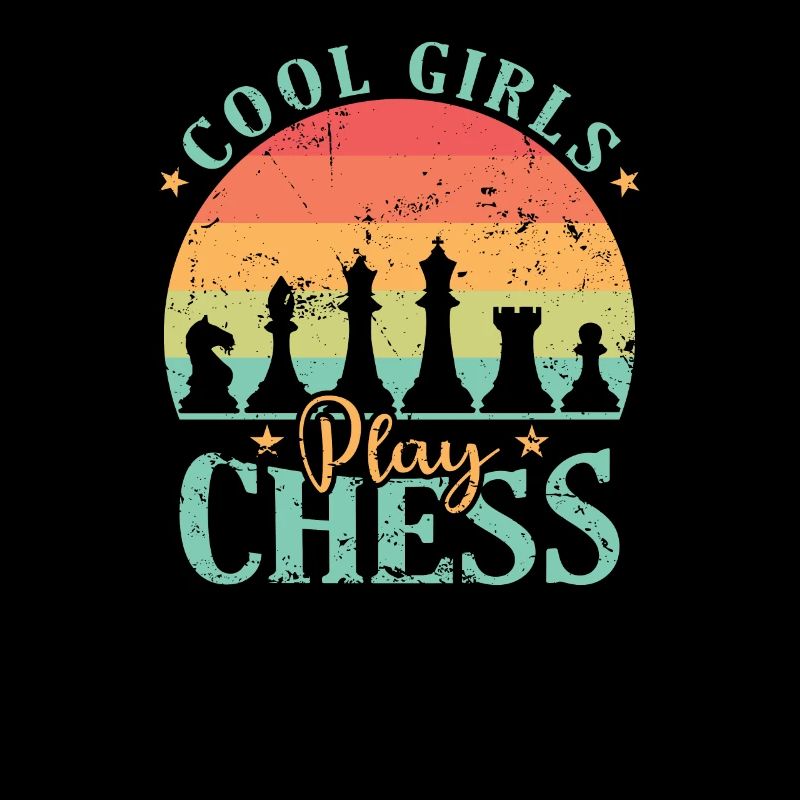 Les filles cool jouent à Chess Chess Casse-tête