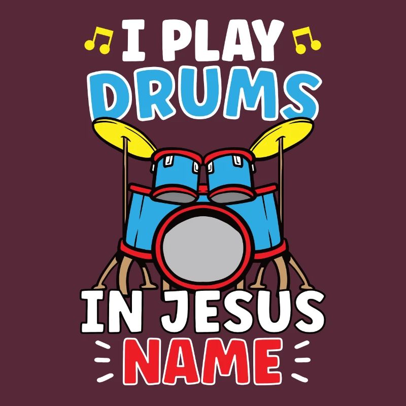 Drum Player Jesus Drum set Pick Jesus Drums Player