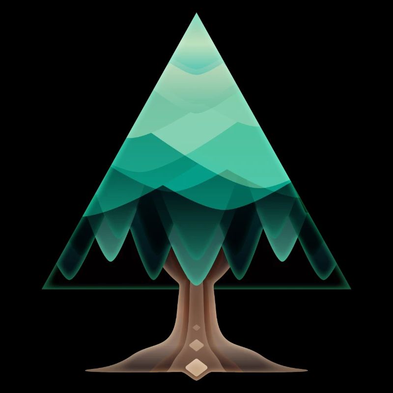 The triangular tree