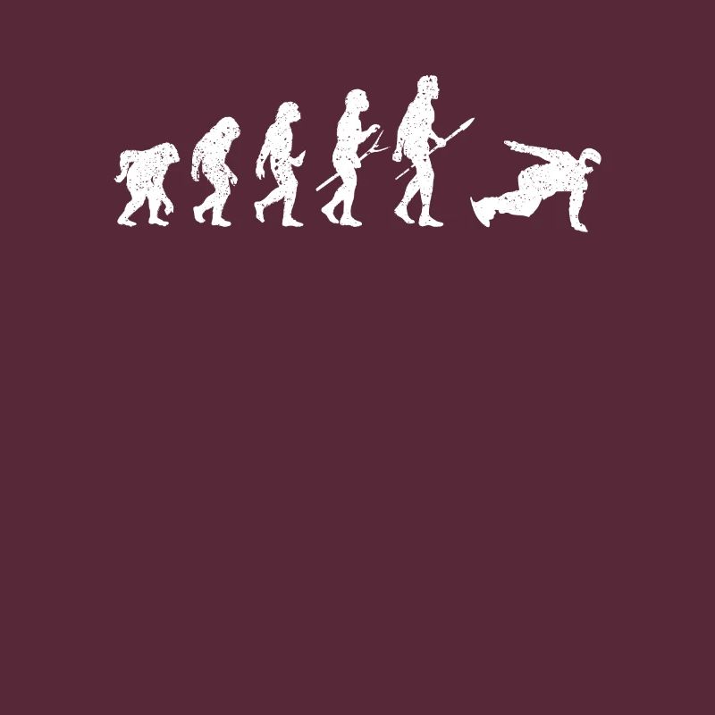 Snowboard Evolution de Man Funny Snowboard