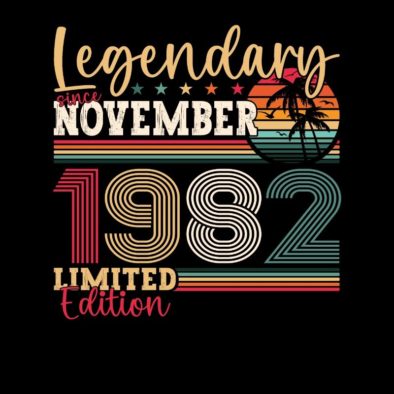 Legend November 1982 40th Birthday Gift Fun