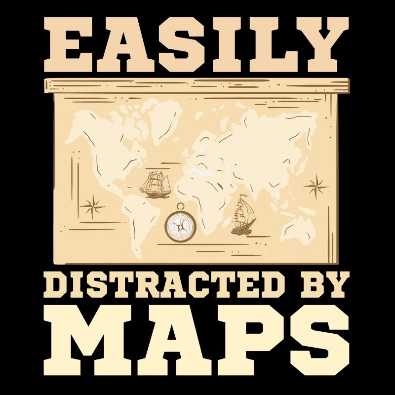 Easily distracted by maps geography mapping