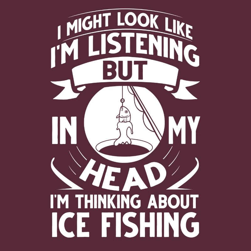 Eisfischen Fischer Eislöcher Eisbohrer Eis Fischen