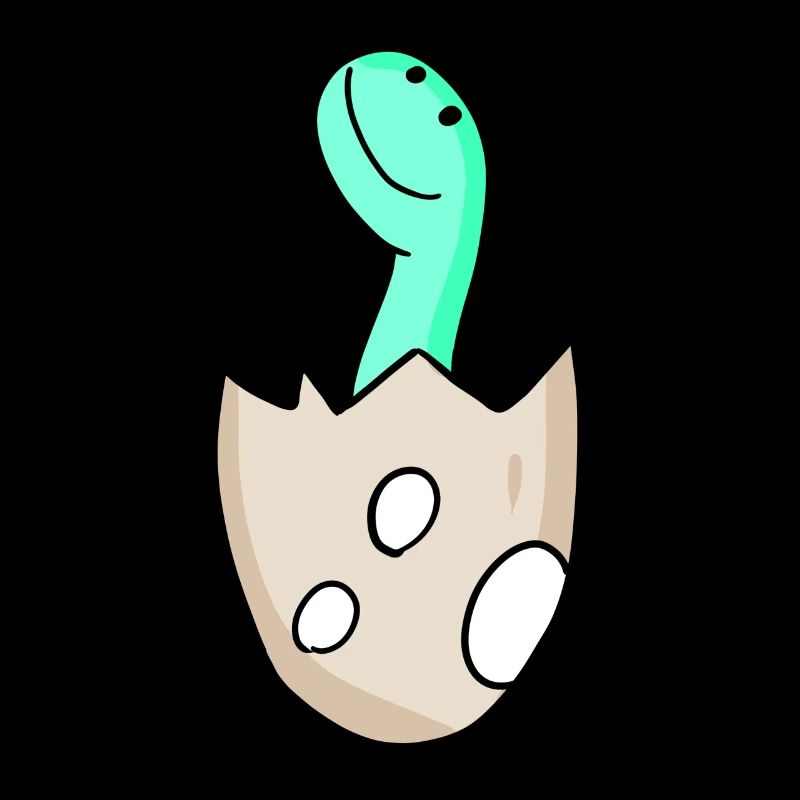 Dinosaur Egg Dino Motif