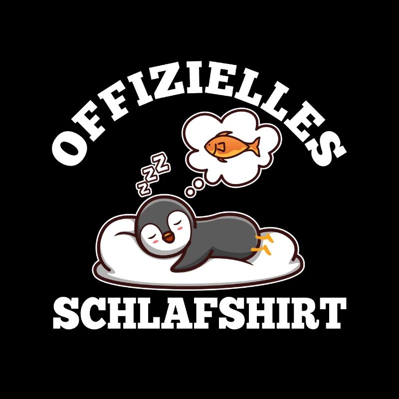 Offizielles schlafshirt Pinguin