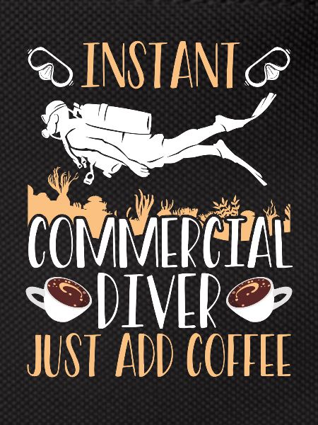 Diver simply adds coffee