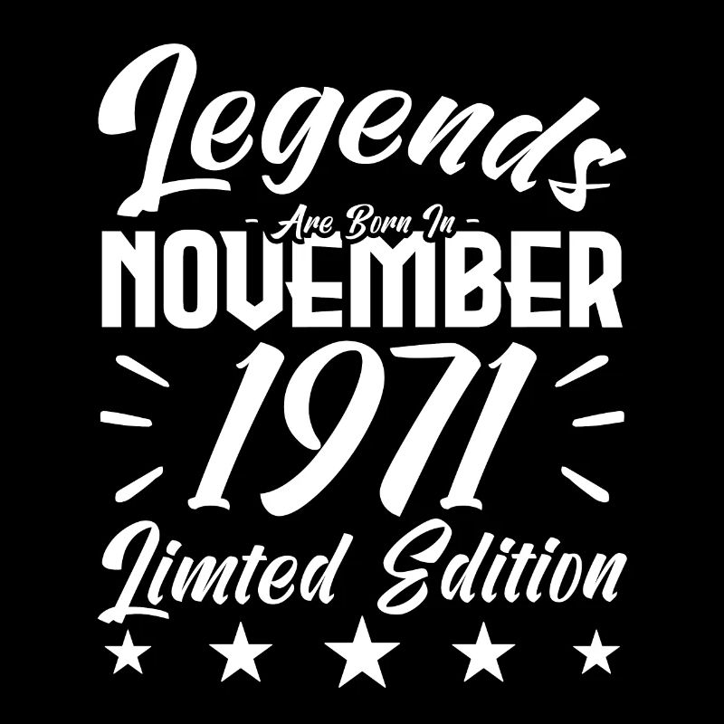 Legenden werden im November 1971 Jubiläumsgeschenk geboren