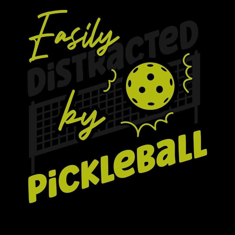 Le pickleball facilement distrait par