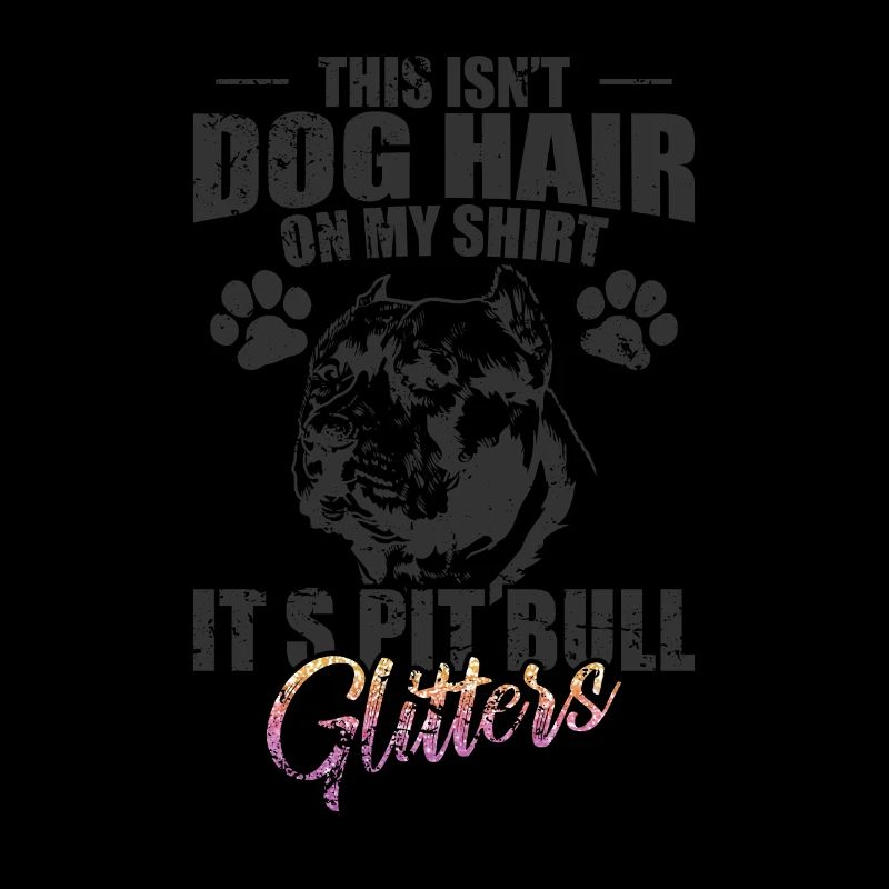 Ce n’est pas des poils de chien sur moi, c’est des paillettes de pit-bull