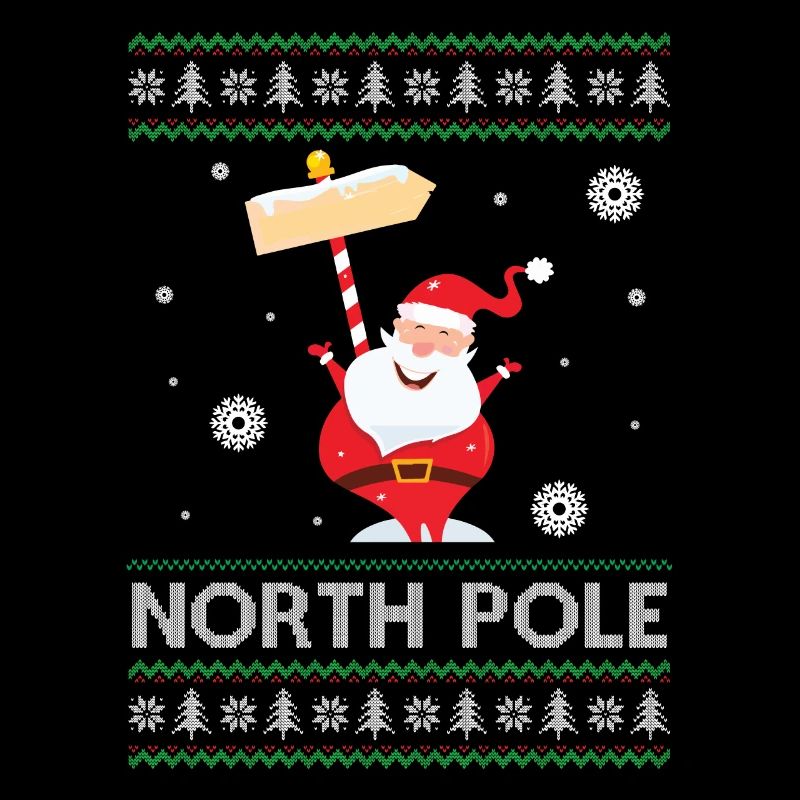 Pole Dancing Santa Claus Pun Joke - Pôle Nord