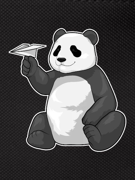 Panda Paper Plane