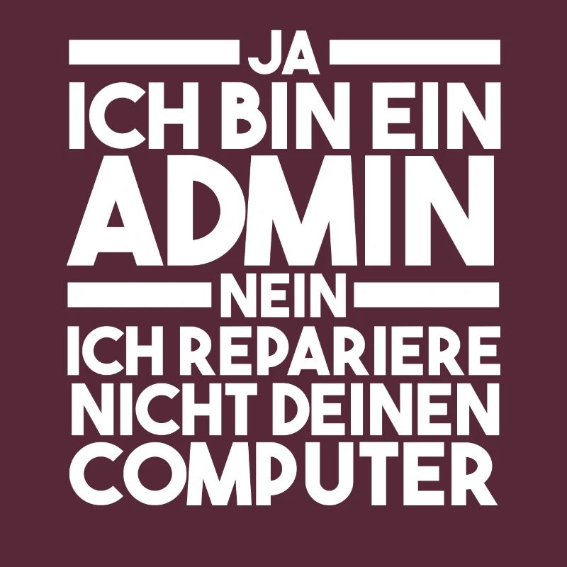 Informatiker Programmierer Admin Administrator
