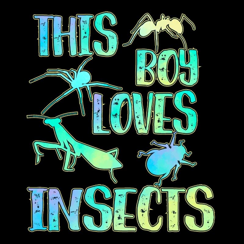 Ce garçon aime les insectes