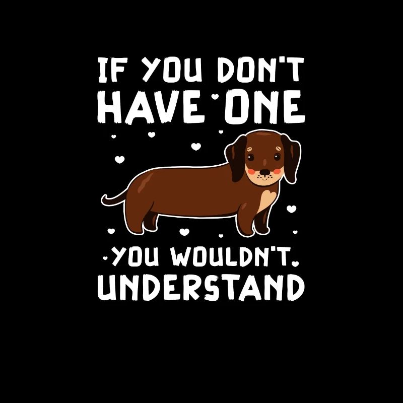 Dackel Hund Hunde Dachshund Teckel Geschenk