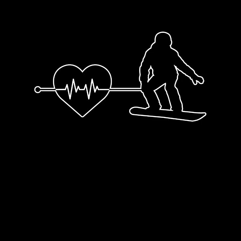 Snowboarding Herzschlag