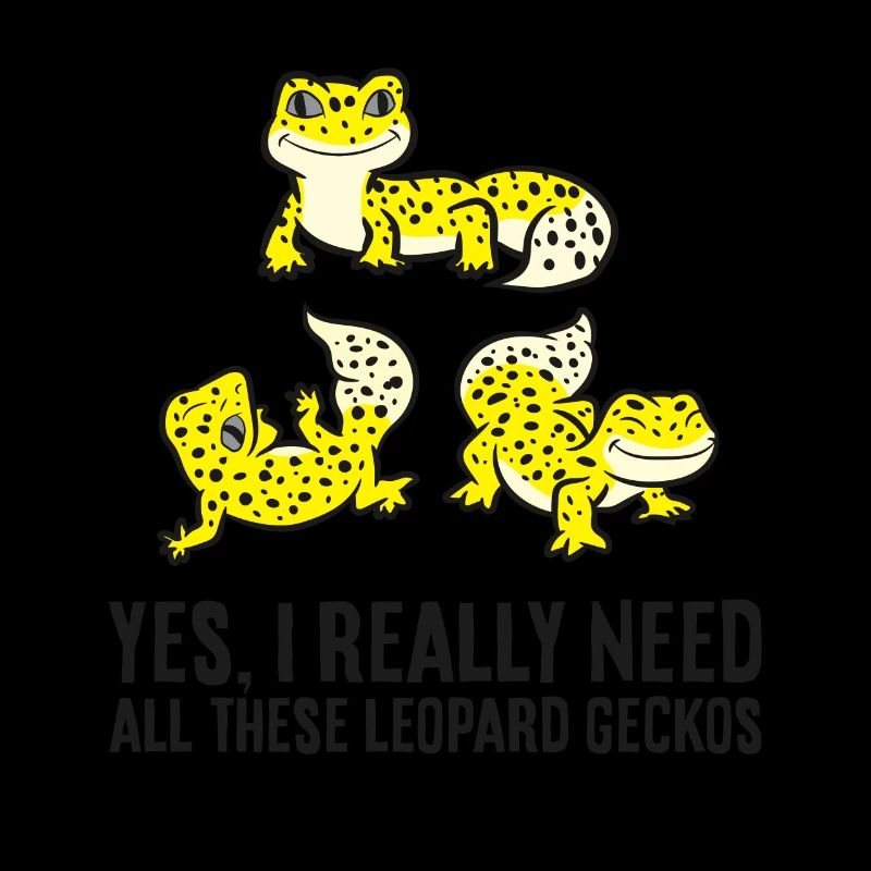 Ja, ich brauche wirklich all diese Leopardgeckos