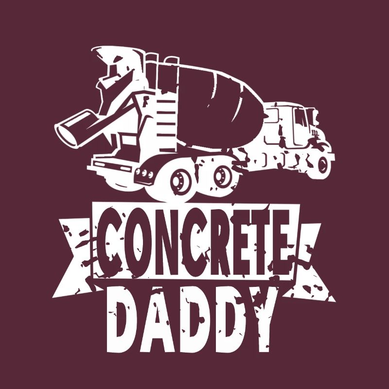 Concrete construction design for construction workers and construction site