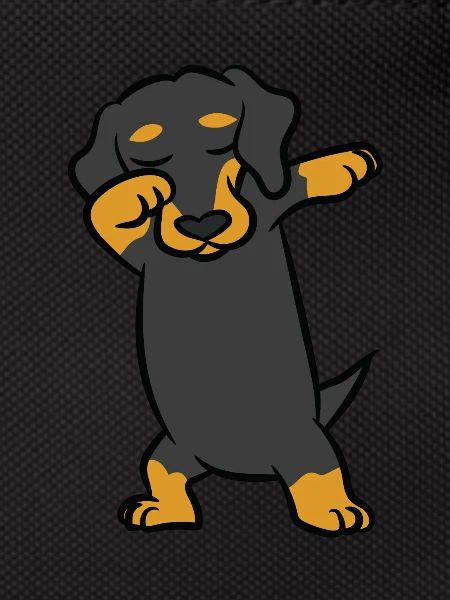 Dachshund - dance, dab, dabbing