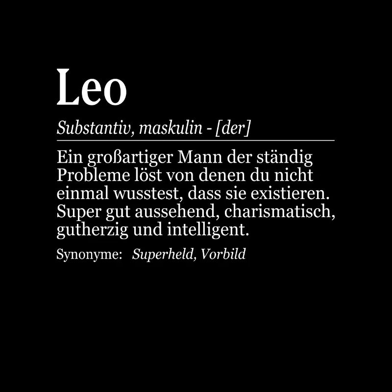 Leo Definition Namenstag Geburtstag Name