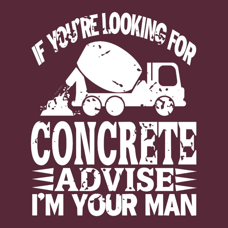 Concrete worker design for construction worker and construction site