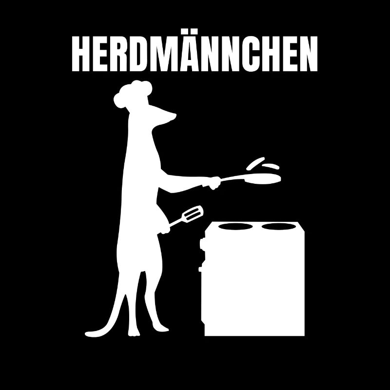 Herdmännchen Essen Kochen Lustiger Koch