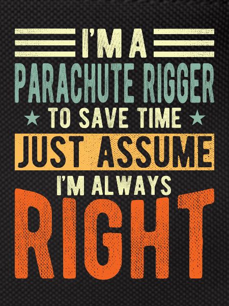 Parachute rigger