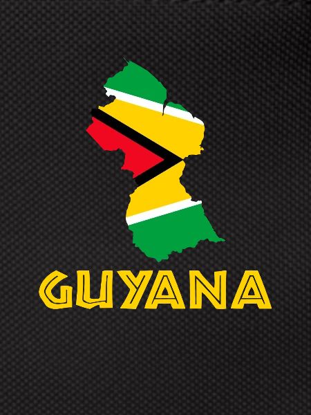 guyanese map, guyana