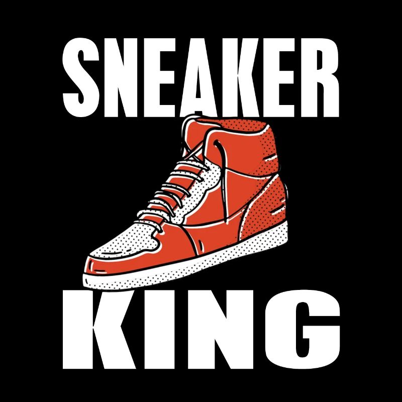 Sneaker King Cool Retro Vintage Sneaker Head