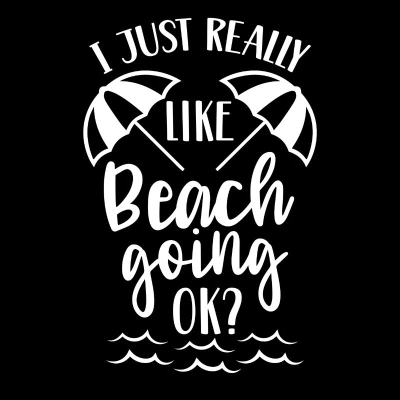 Ich Mag Es Einfach Am Strand Zu Liegen Beach