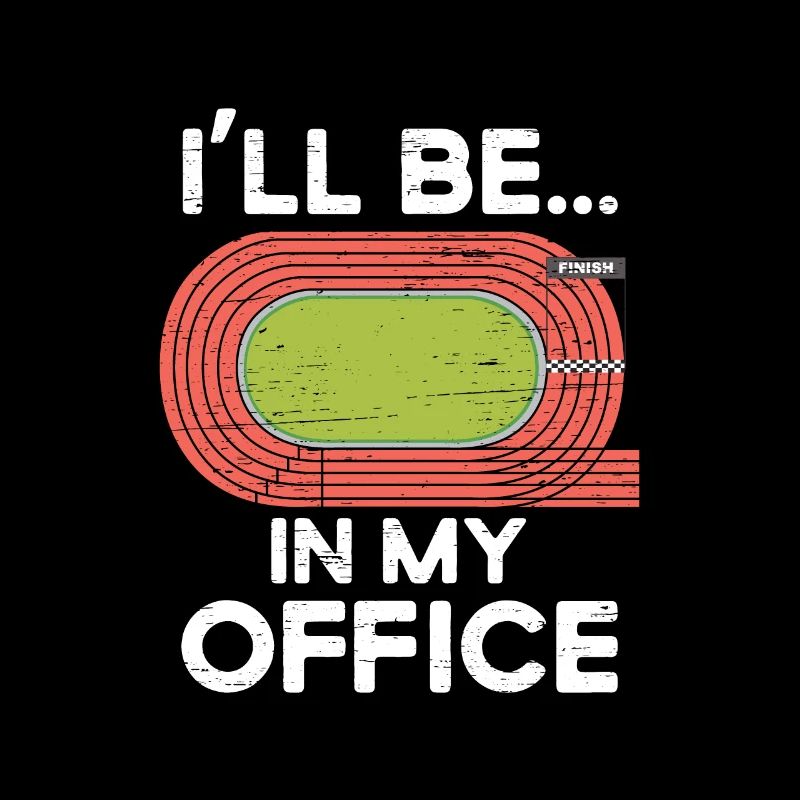 Ich Werde Auf Meiner Office Runner-laufbahn Sein