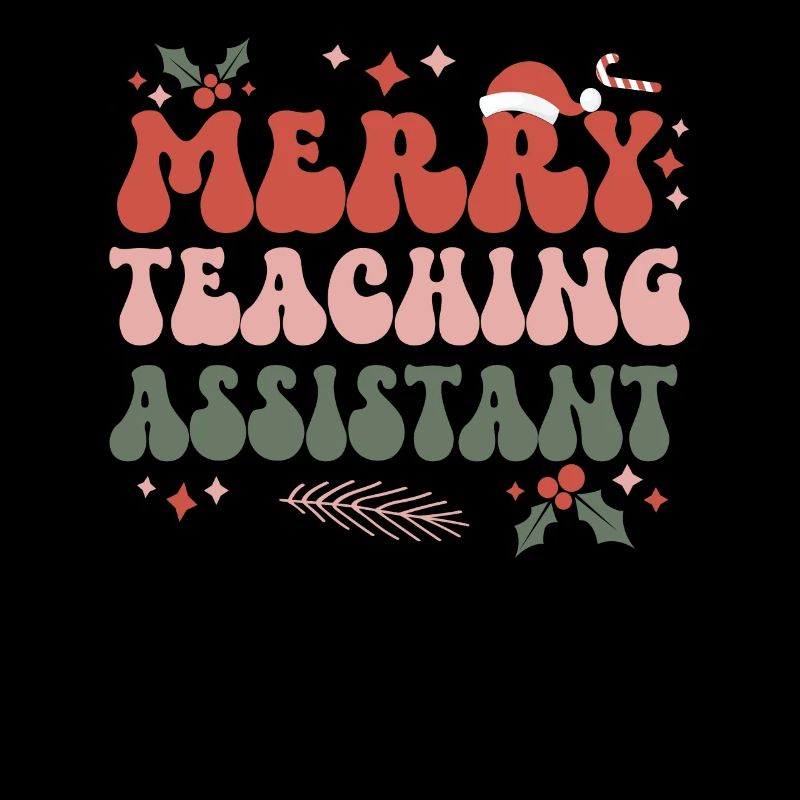 Teaching Assistant Christmas Teacher Aide Xmas